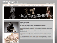 Tablet Screenshot of nanokeratin.com